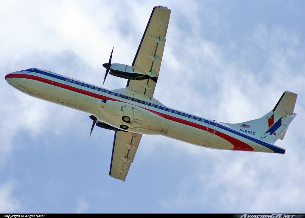 N494AE - Aerospatiale ATR-72 - American Eagle