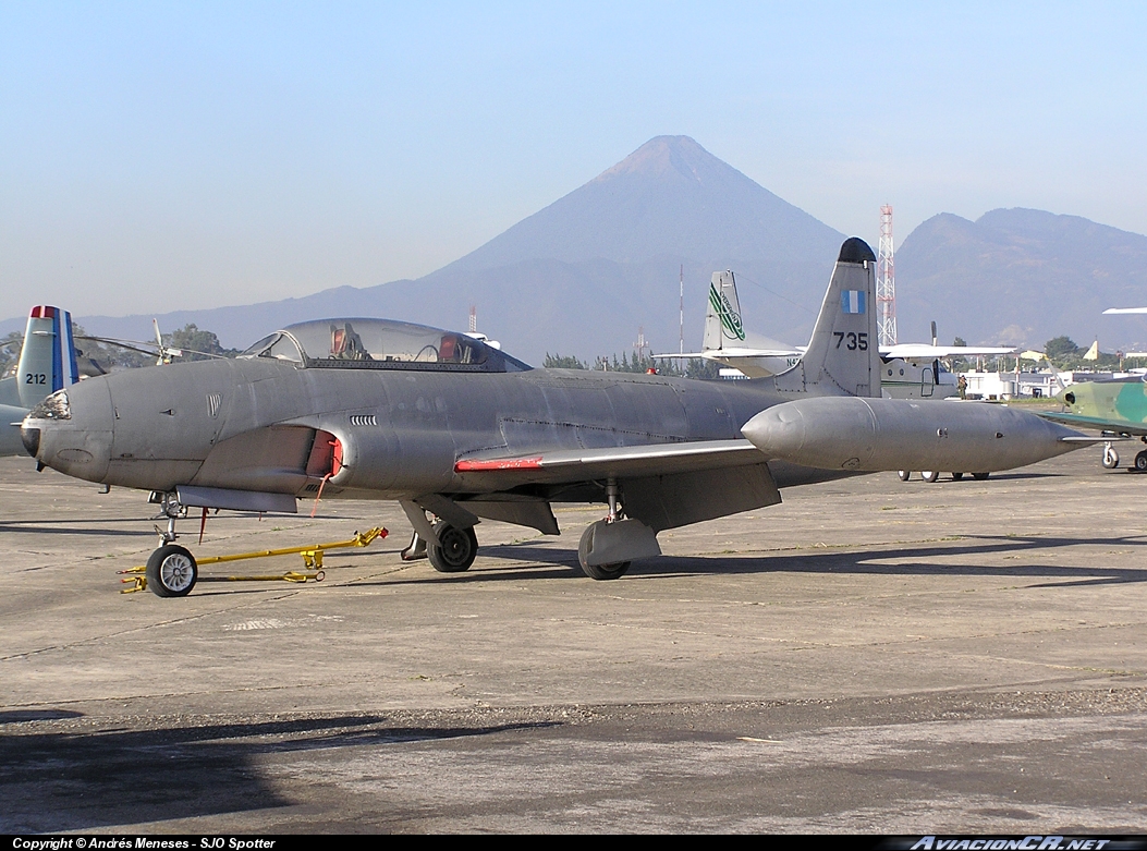 735 - Lockheed T-33 A Shooting Star - Fuerza Aérea Guatemalteca