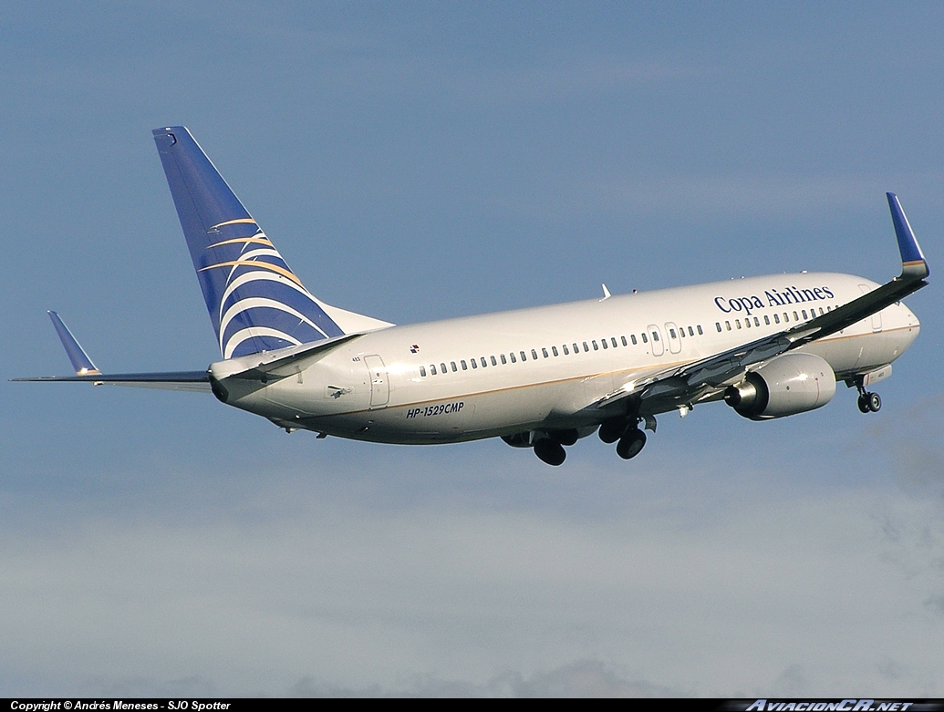 HP-1529CMP - Boeing 737-8V3 - Copa Airlines