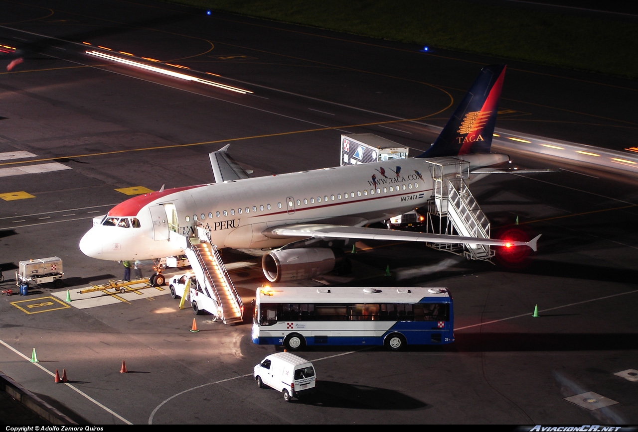 N474TA - Airbus A319-132 - TACA Perú