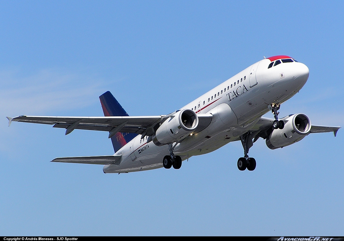 N478TA - Airbus A319-132 - TACA