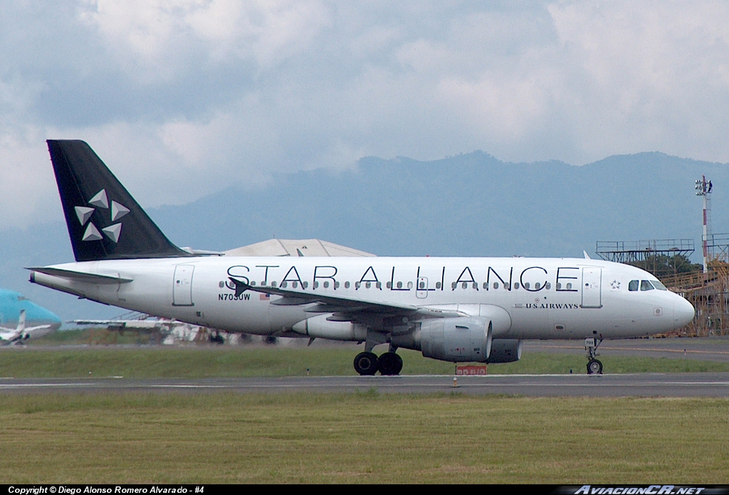 N703UW - Airbus A319-112 - US Airways