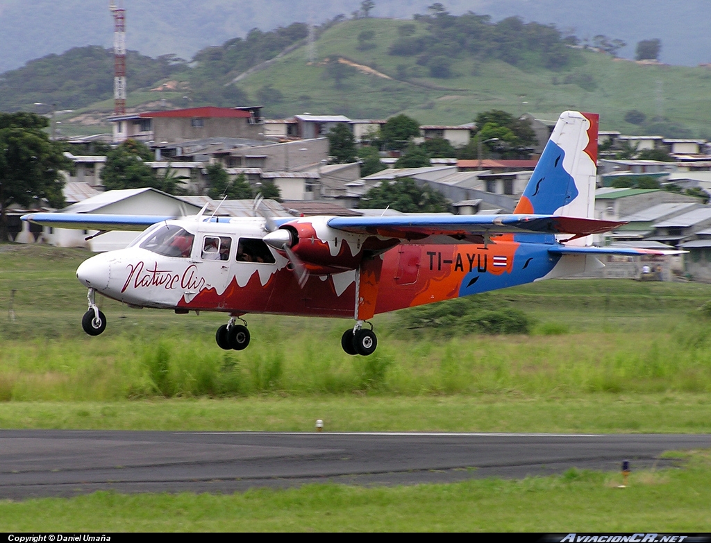 TI-AYU - Britten Norman BN-2A6 Islander - Nature Air