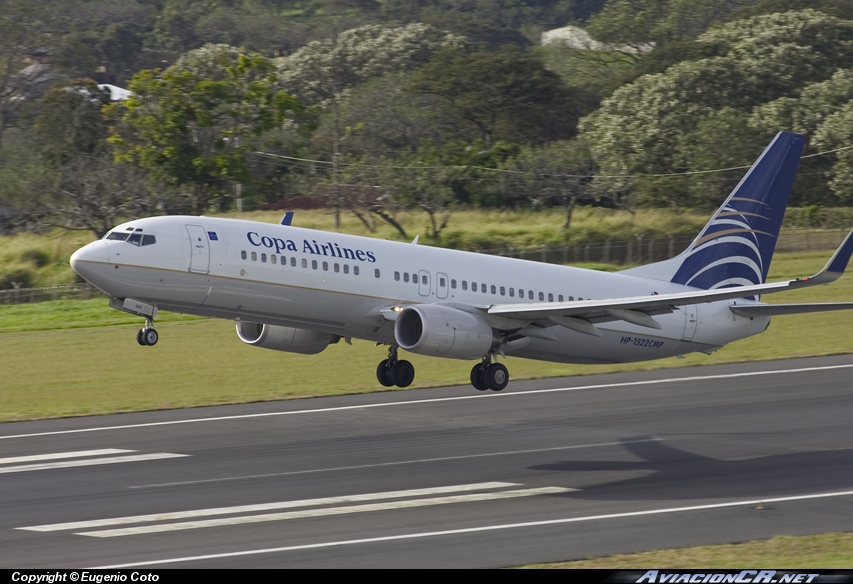 HP1522CMP - Boeing 737-8V3 - Copa Airlines