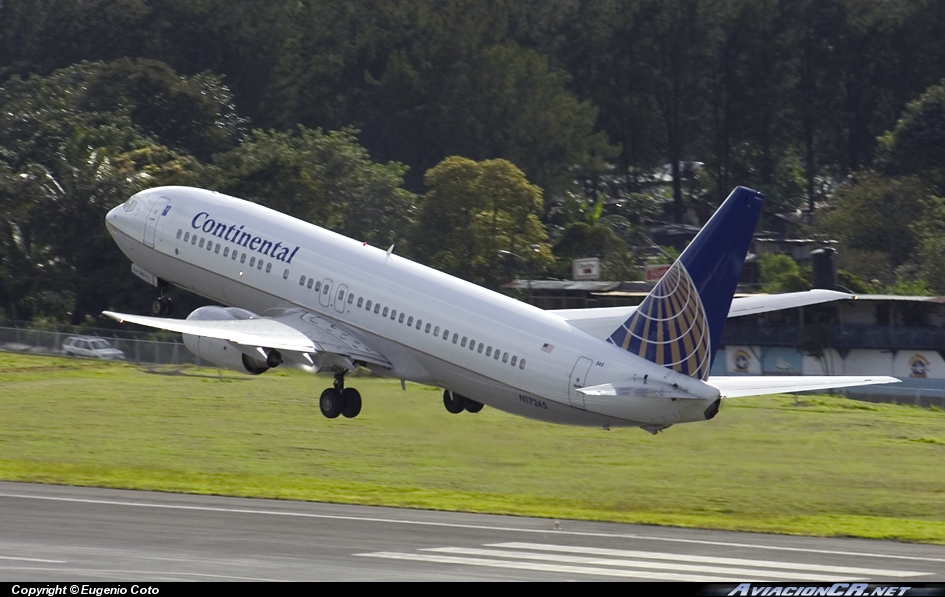 N17245 - Boeing 737-824 - Continental Airlines