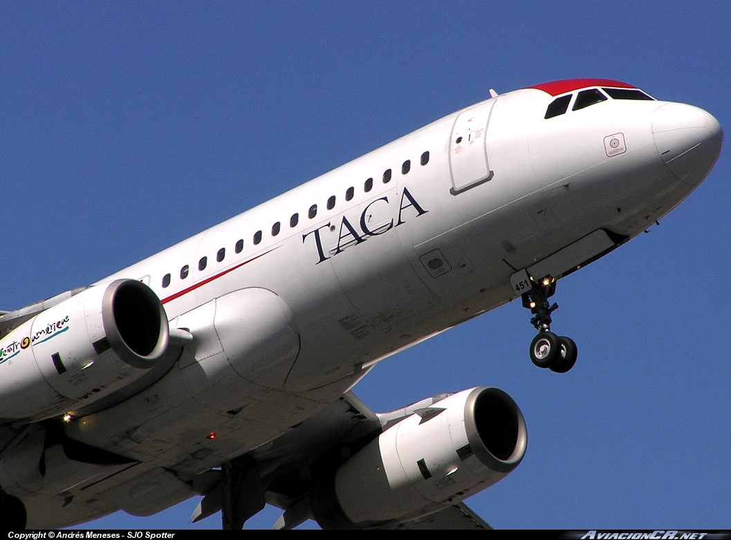 N451TA - Airbus A320-233 - TACA