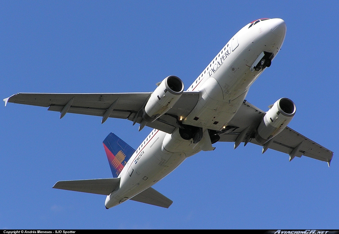N474TA - Airbus A319-132 - TACA Perú