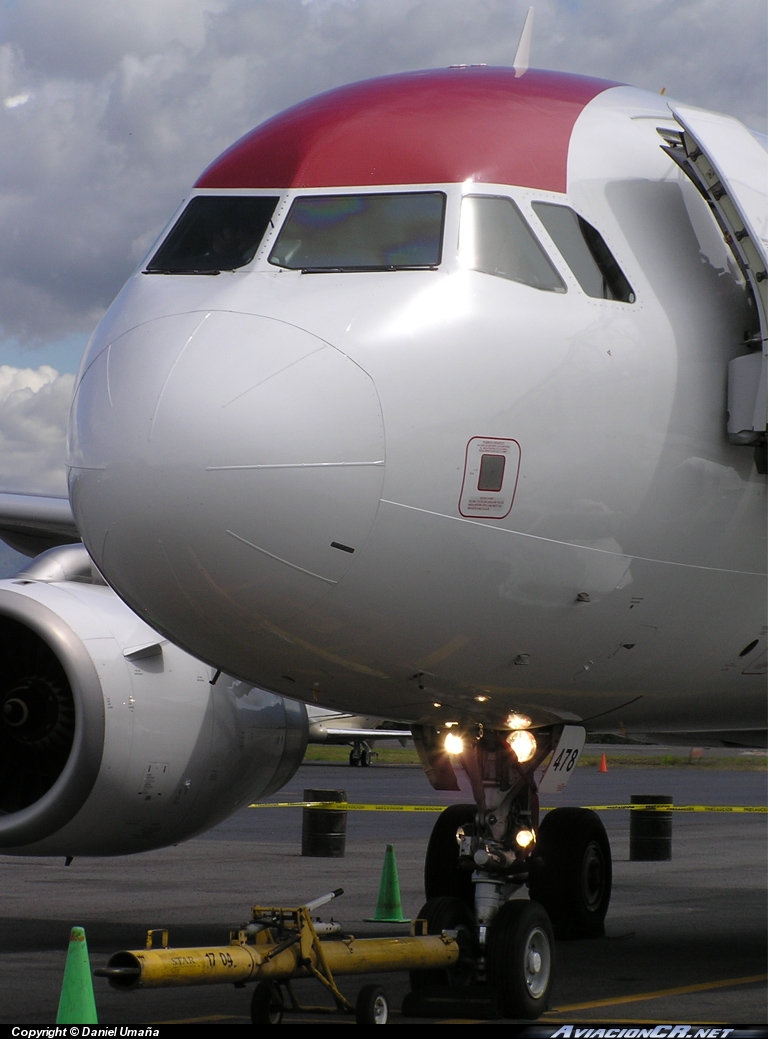 N478TA - Airbus A319-132 - TACA