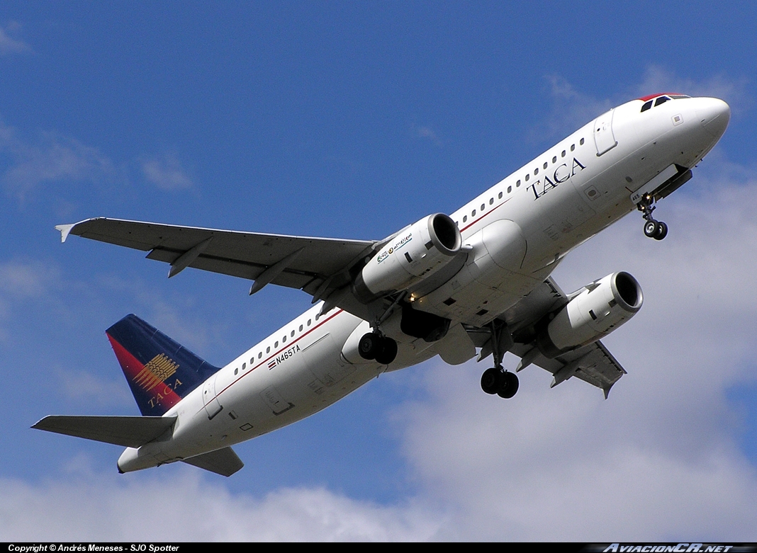 N465TA - Airbus A320-233 - TACA