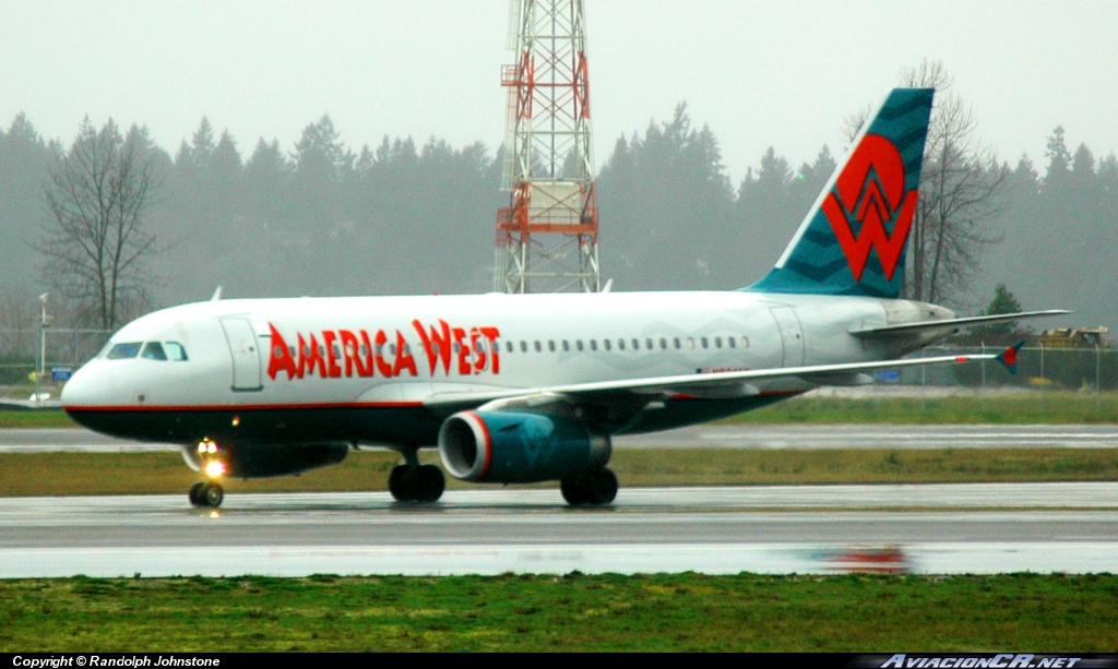 N834AW - Airbus A319-132 - America West