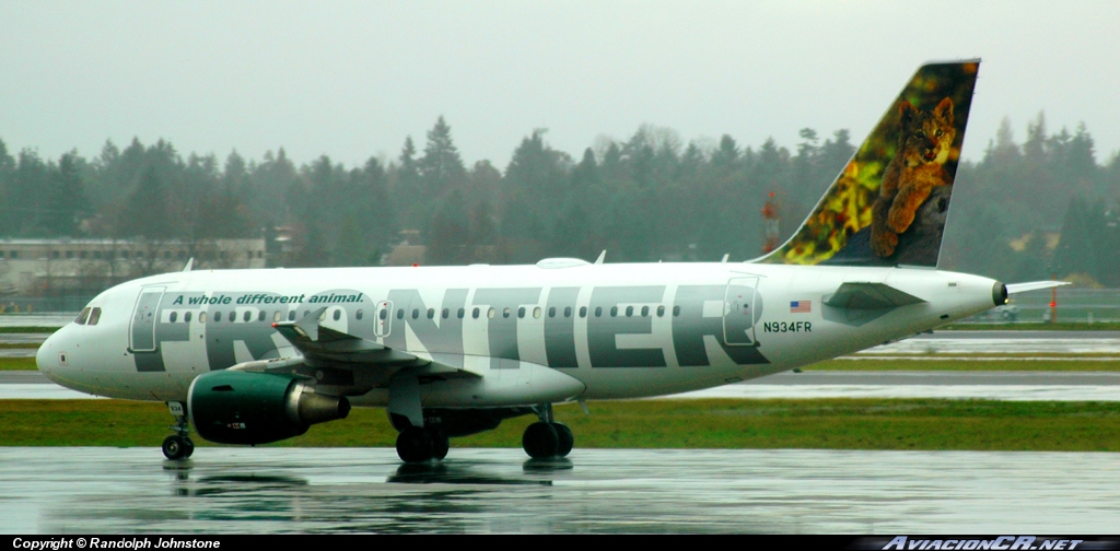 N934FR - Airbus A319-111 - Frontier Airlines