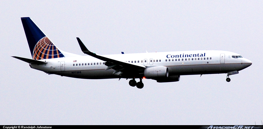 N77295 - Boeing 737-800 - Continental Airlines