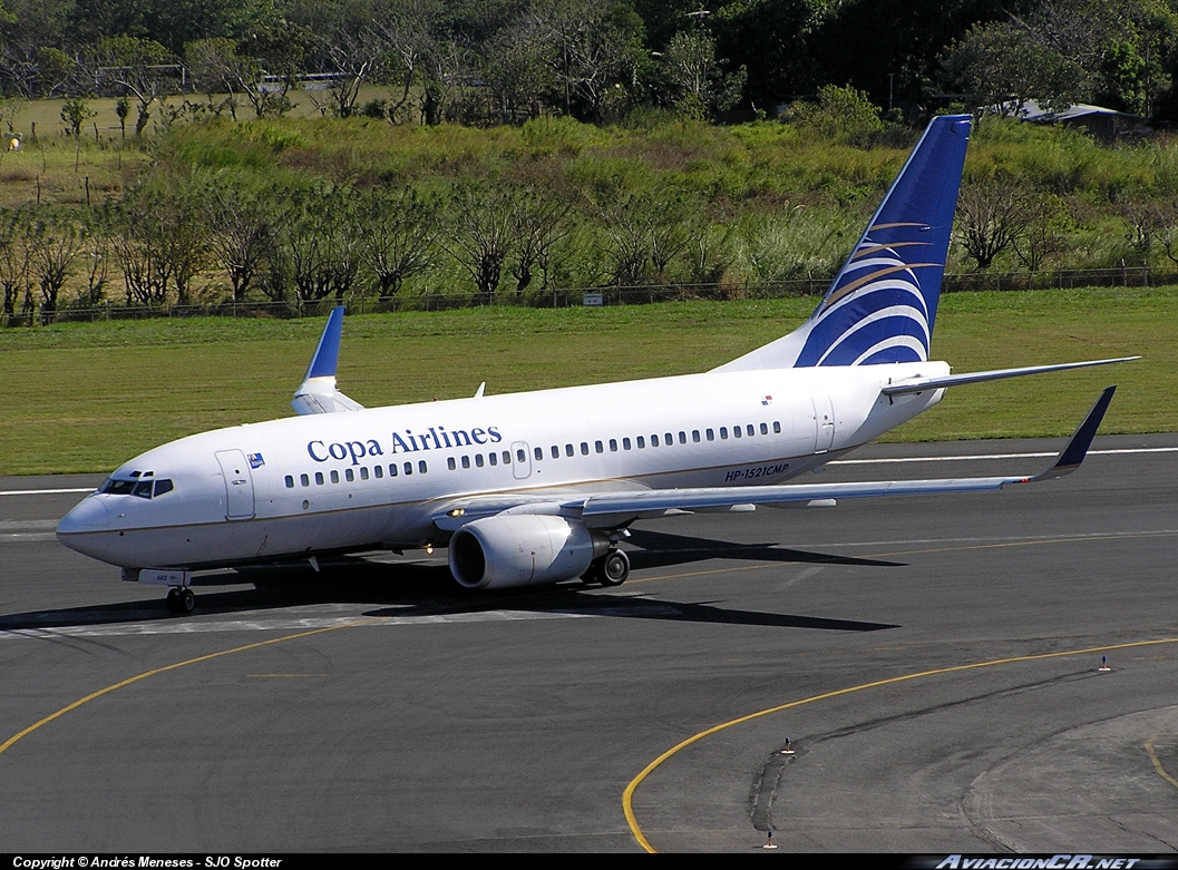 HP-1521CMP - Boeing 737-7V3 - Copa Airlines