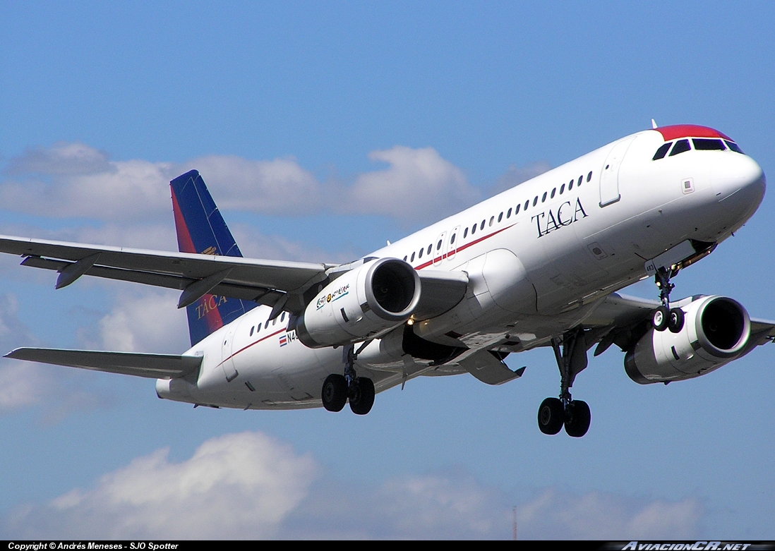 N483TA - Airbus A320-233 - TACA