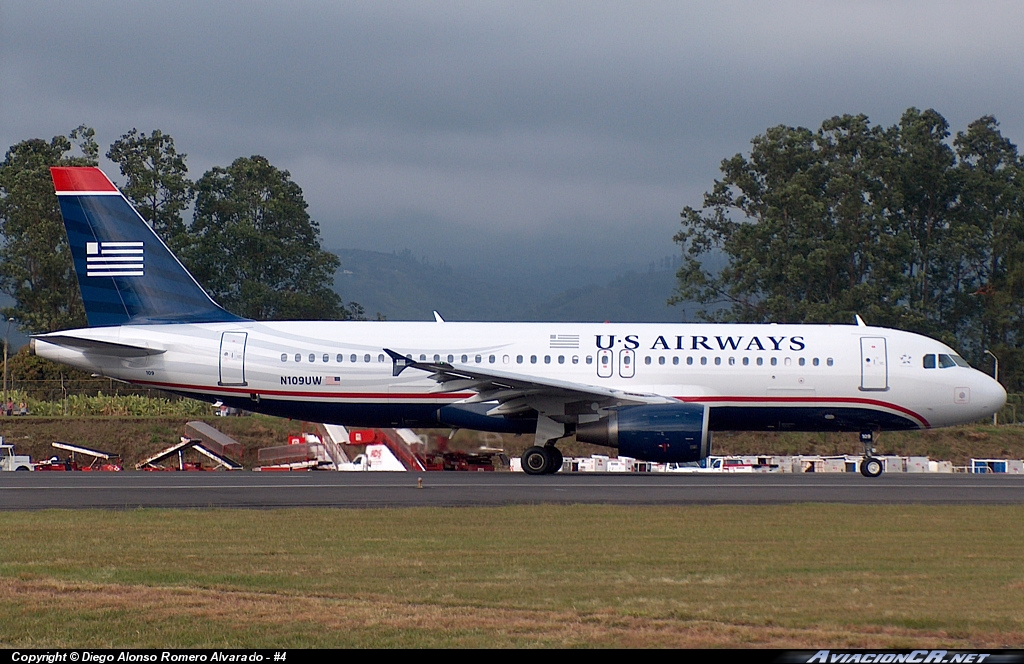 N109UW - Airbus A320-214 - US Airways