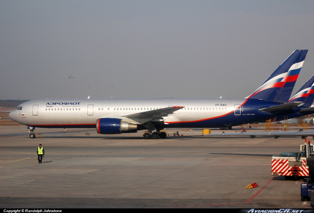 VP-BWU - Boeing 767-3T7/ER - Aeroflot