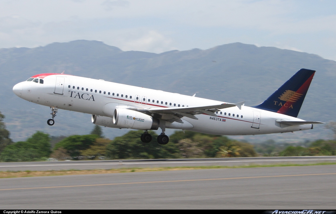 N463TA - Airbus A320-233 - TACA
