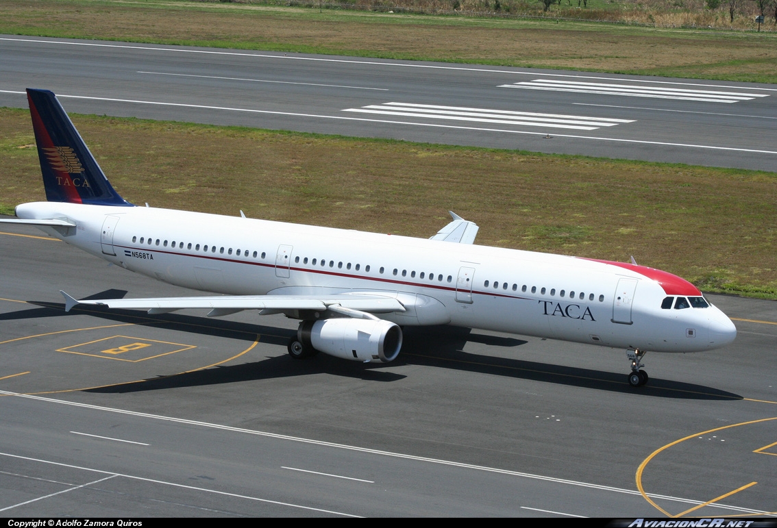 N568TA - Airbus A321-231 - TACA