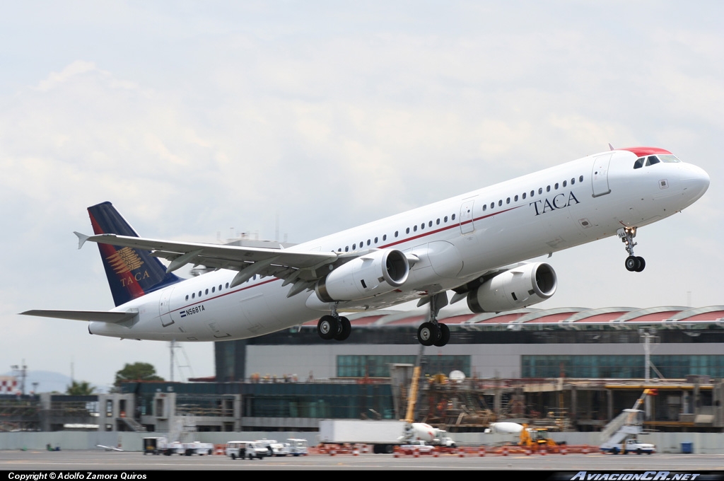 N568TA - Airbus A321-231 - TACA