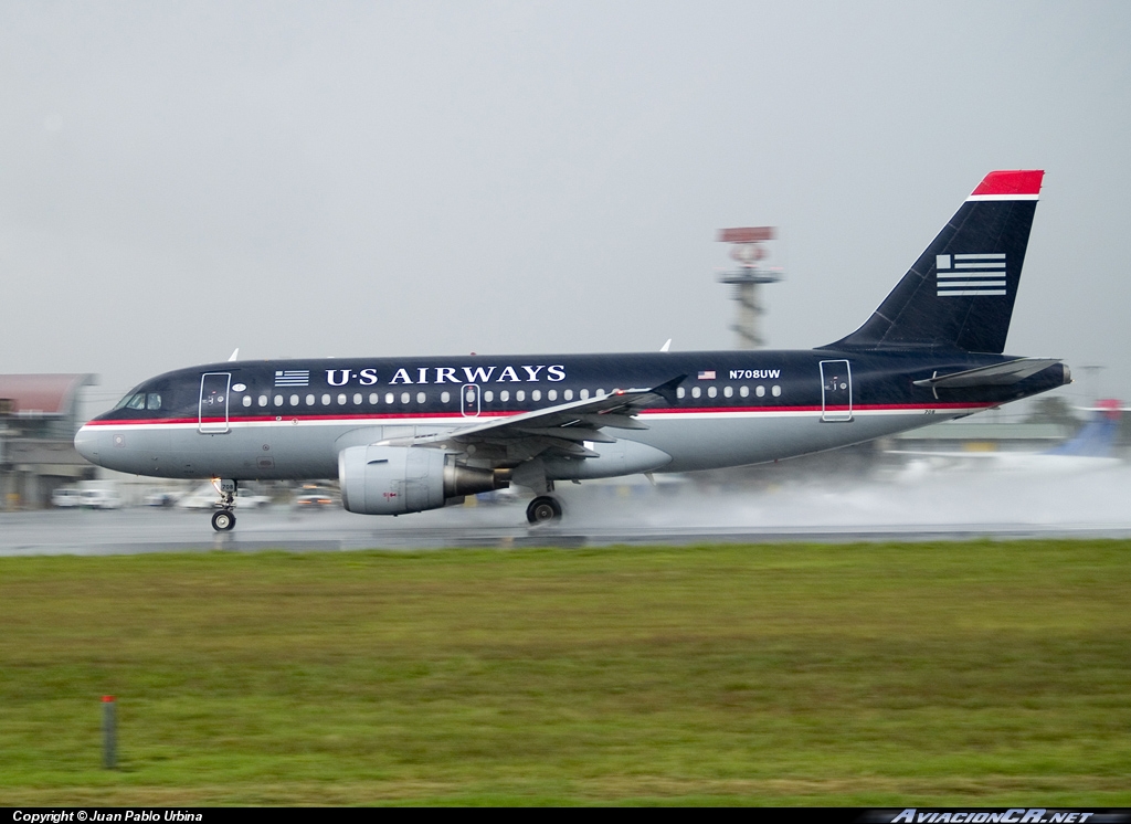 N708UW - Airbus A319-112 - US Airways