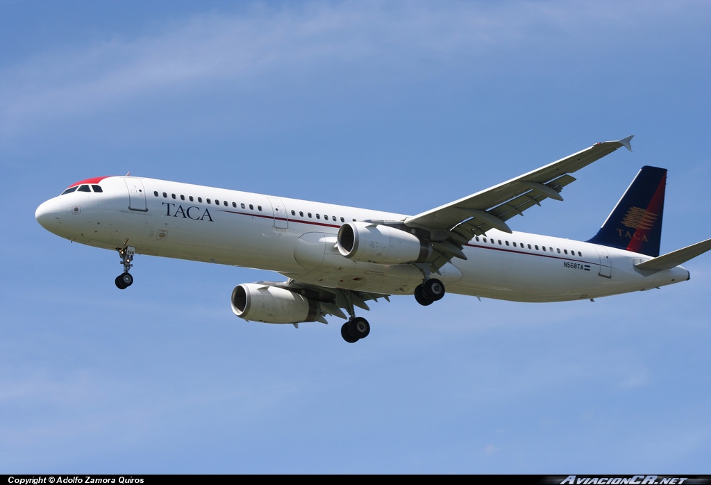 N568TA - Airbus A321-231 - TACA