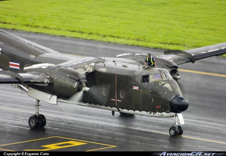 MSP002 - De Havilland Canada C-7A Caribou - Ministerio de Seguridad Pública - Costa Rica