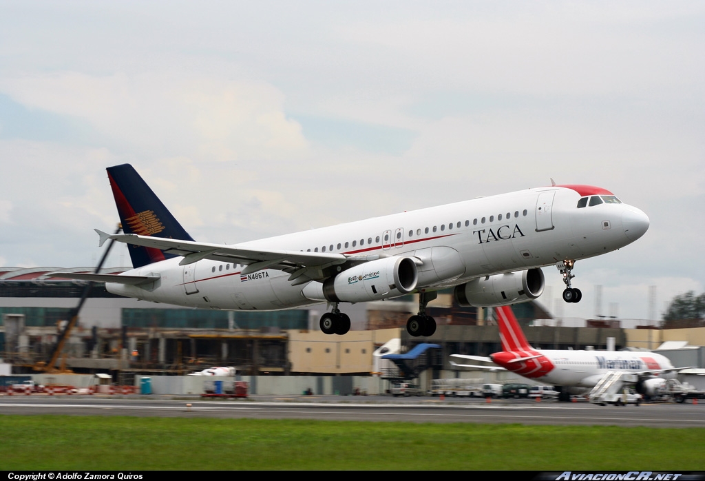 N486TA - Airbus A320-233 - TACA