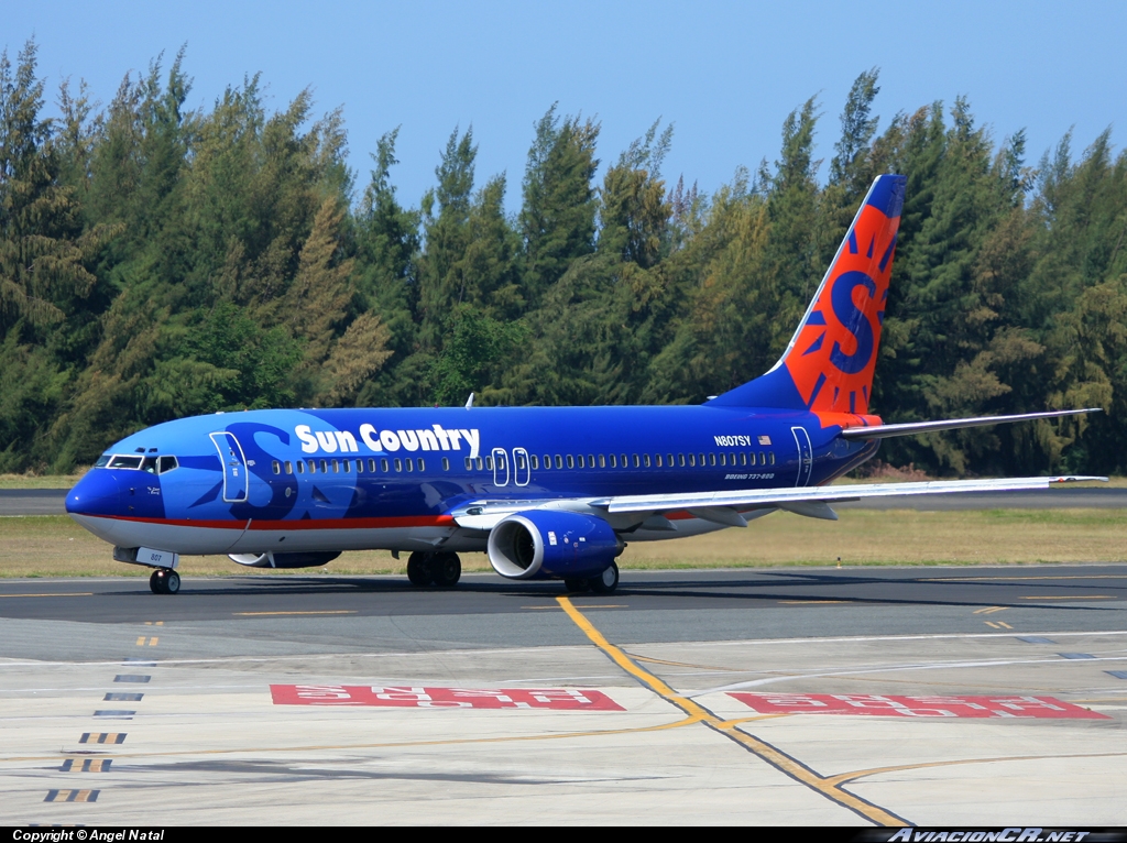 N807SY - Boeing 737-8BK - Sun Country