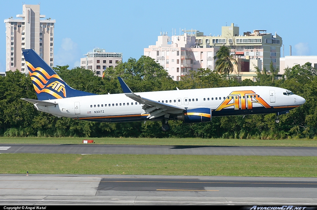 N301TZ - Boeing 737-83N - ATA Airlines