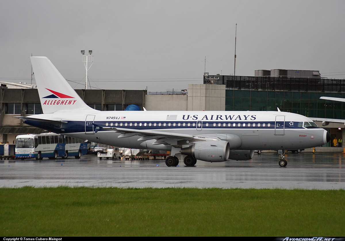 N745VJ - Airbus A319-112 - US Airways