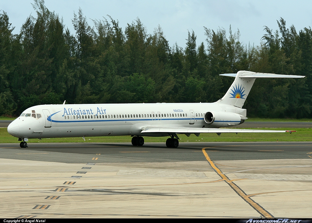 N862GA - McDonnell Douglas MD-83 - Allegiant Air