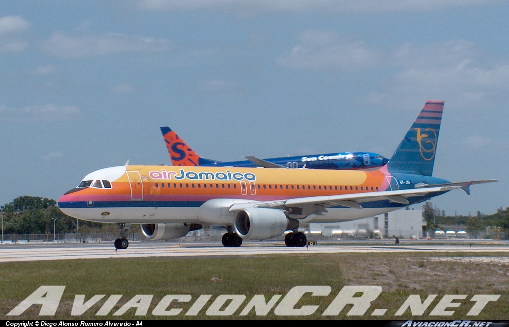 6Y-JAI - Airbus A320-214 - Air Jamaica