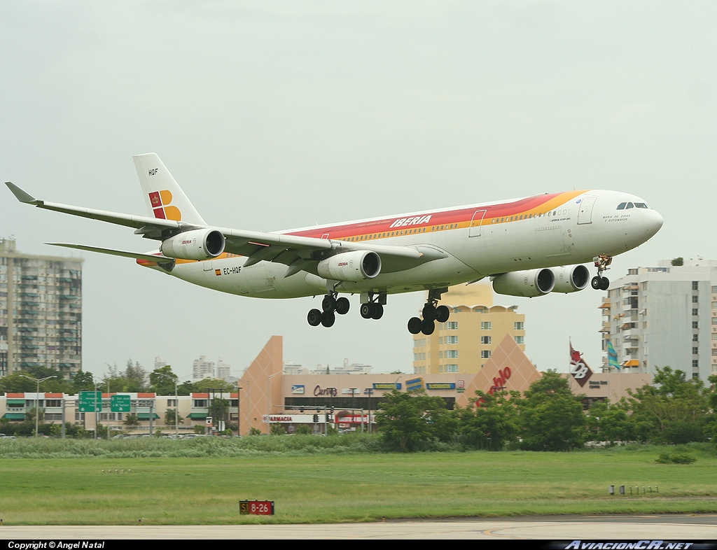 EC-HQF - Airbus A340-313X - Iberia