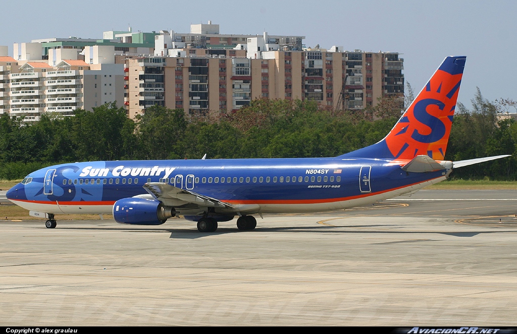 N804SY - Boeing 737-8Q8 - Sun Country