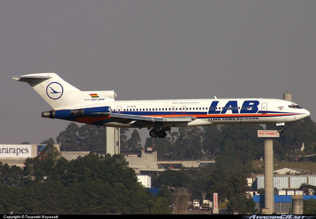 CP-2455 - Boeing 727-290(Adv) - Lloyd Aereo Boliviano
