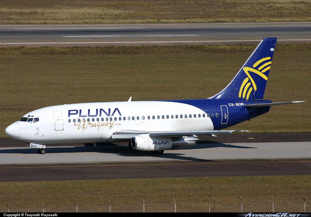 CX-BON - Boeing 737-2A3(Adv) - Pluna Uruguay