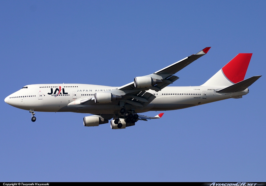 JA8078 - Boeing 747-446 - Japan Airlines