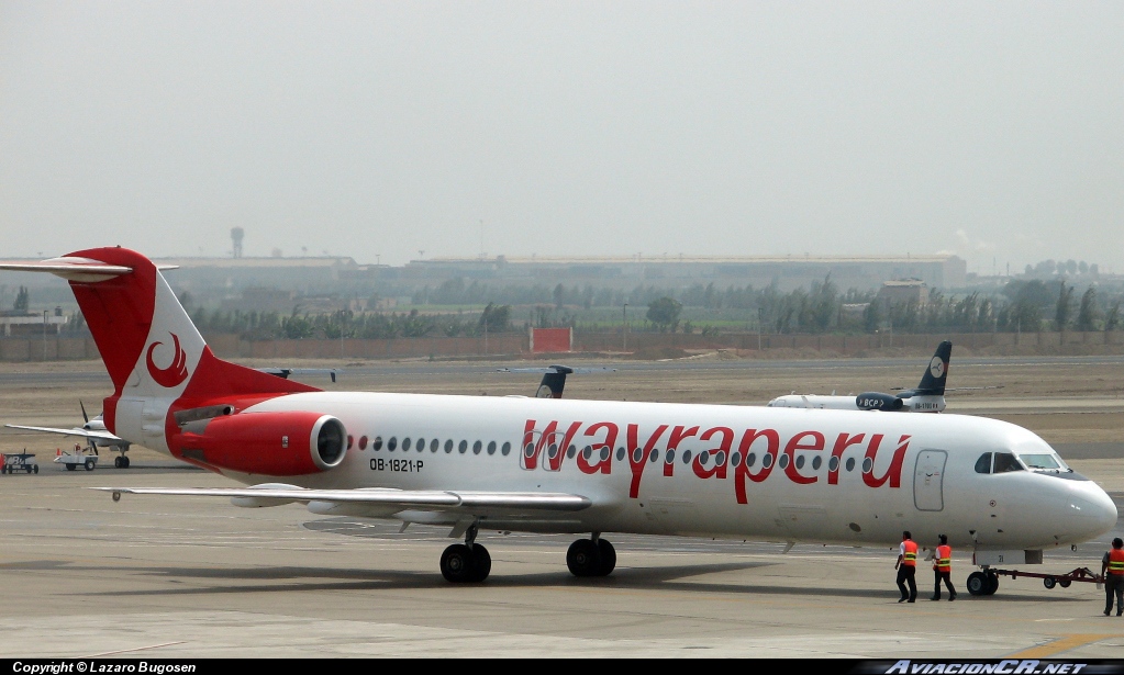 OB-1821-P - Fokker F-100 - Wayra Peru