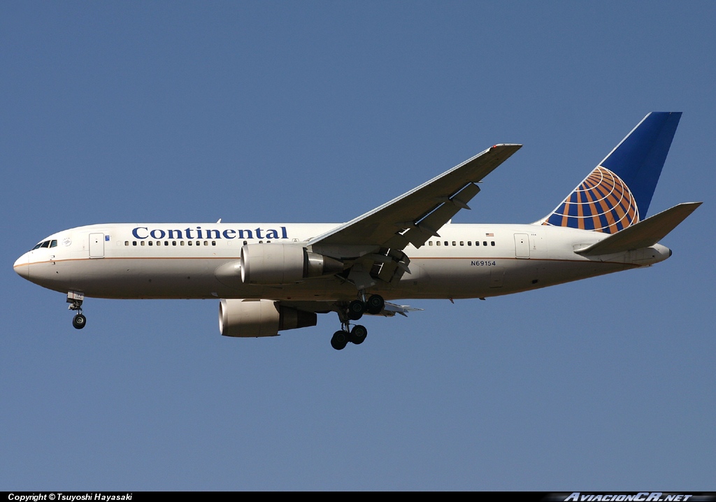 N69154 - Boeing 767-224(ER) - Continental Airlines