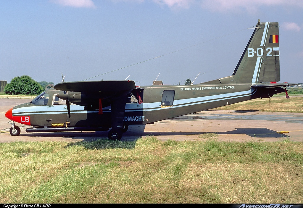 B-02 - Britten-Norman BN-2A Islander - Ejercito de Tierra de Bélgica - LtAvn