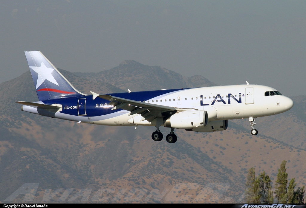 CC-COU - Airbus A319-132 - LAN Chile