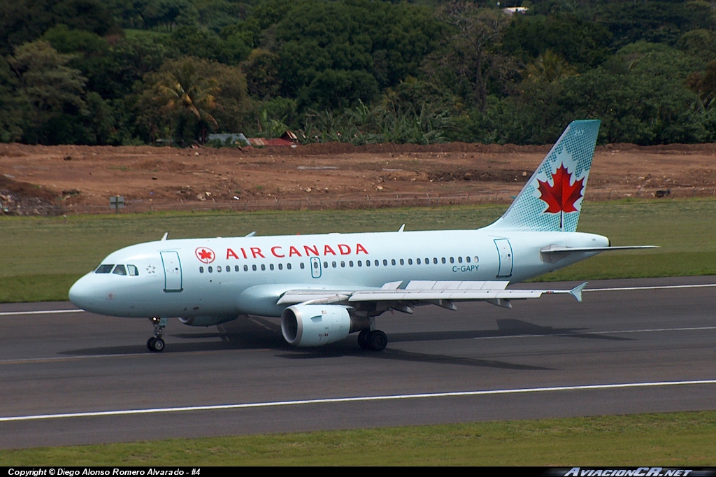 C-GAPY - Airbus A319-114 - Air Canada