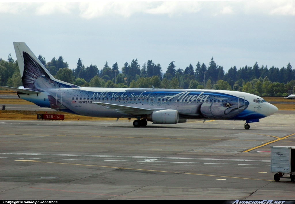 N792AS - Boeing 737-400 - Alaska Airlines