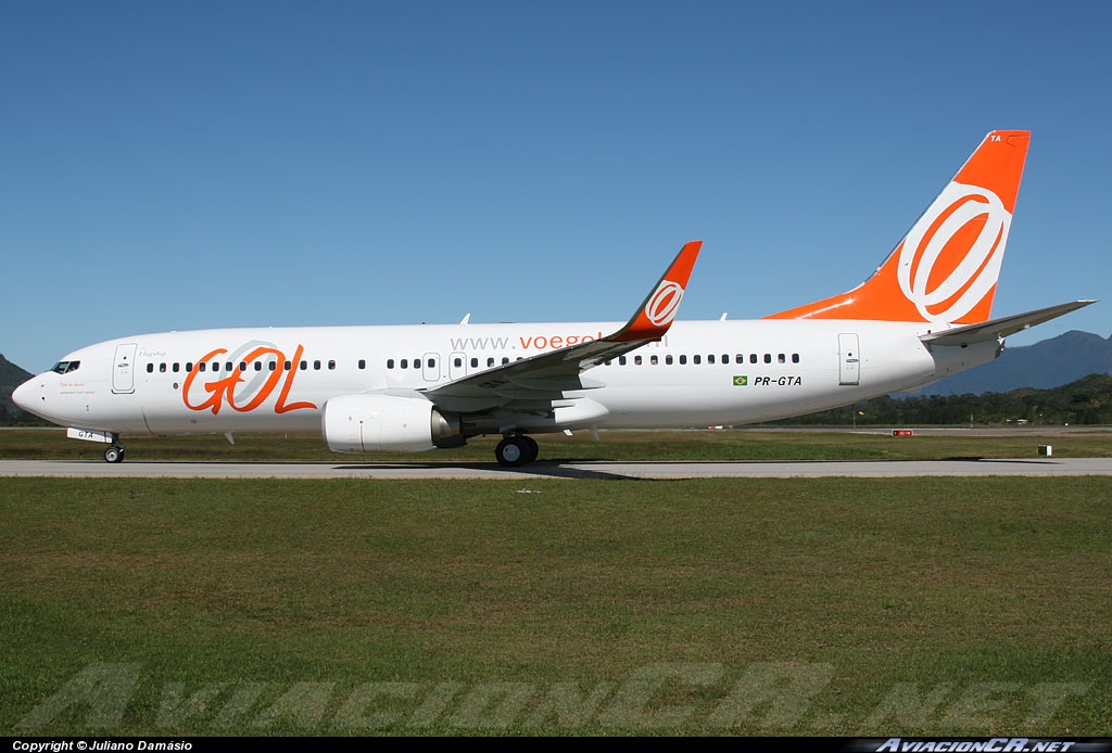 PR-GTA - Boeing 737-8EH - Gol Transportes Aereos