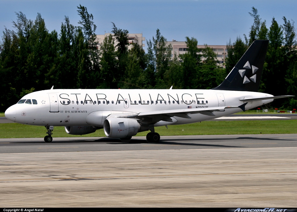 N702UW - Airbus A319-112 - US Airways