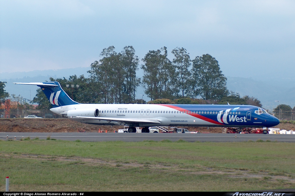 HK-4374X - McDonnell Douglas MD-82 - West Caribbean Airways