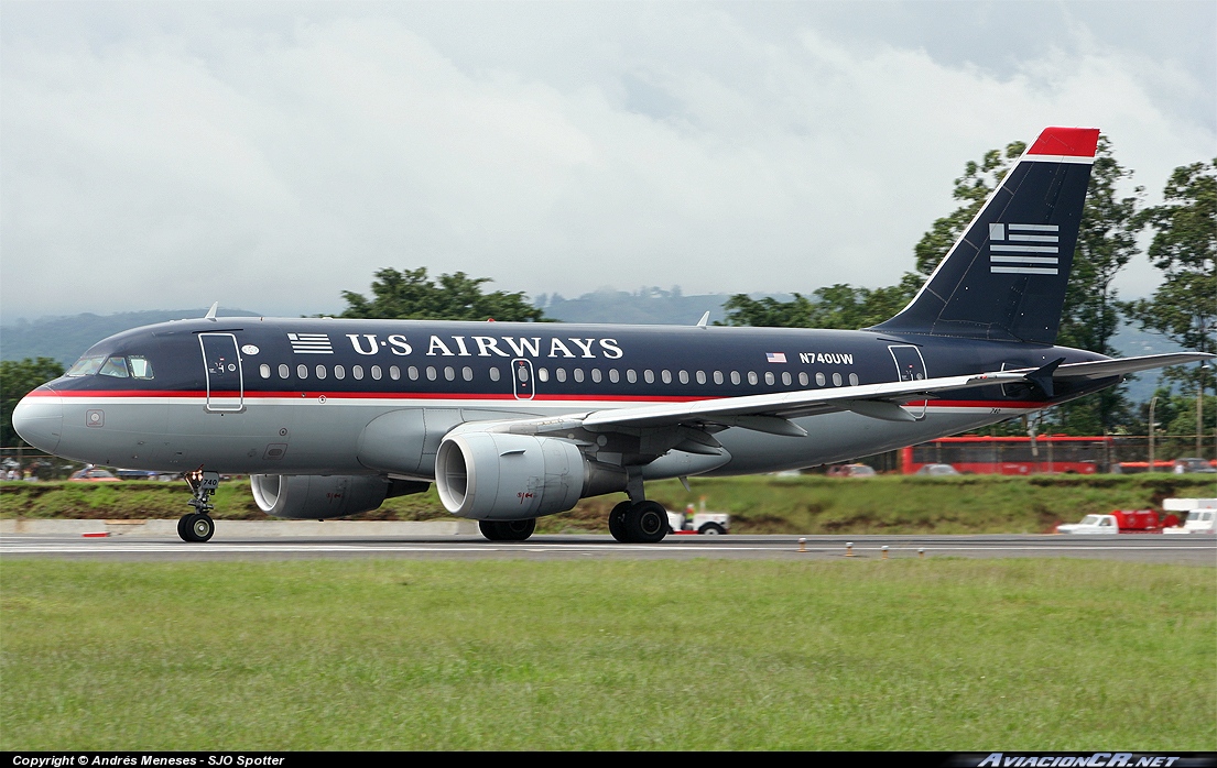 N740UW - Airbus A319-114 - US Airways