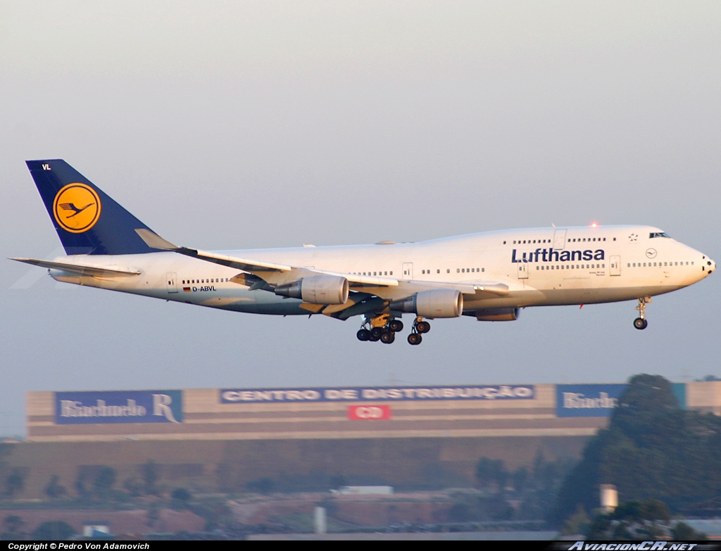 D-ABVL - Boeing 747-430 - Lufthansa