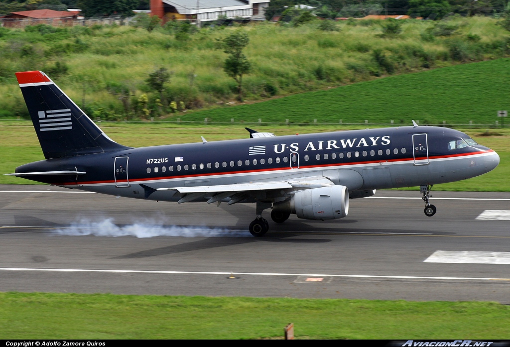N722US - Airbus A319-112 - US Airways