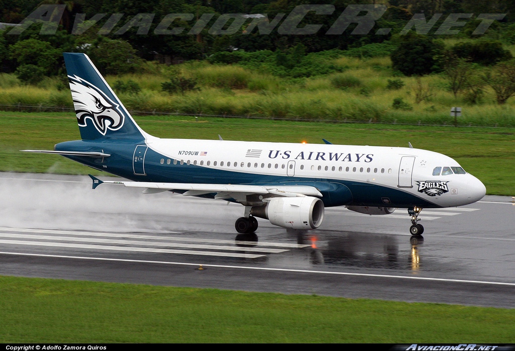 N709UW - Airbus A319-112 - US Airways